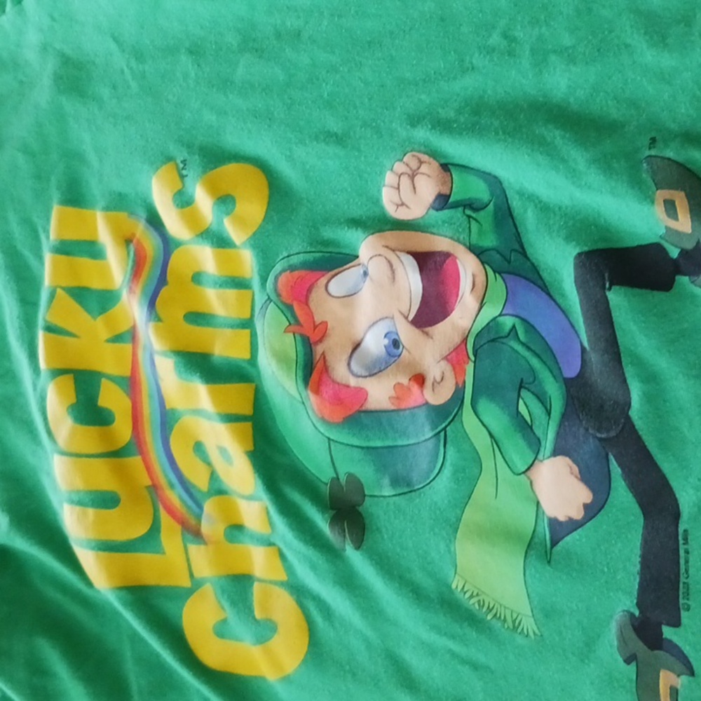 Lucky Charms Kids Green Graphic Tee